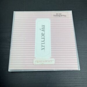 Close To My Heart Thinking Of You Acrylic Stamp Set Sentiment Card Making